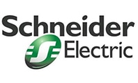 Schneider Electric | Solutions durables pour l'énergie Logo Schneider Electric moderne avec texte noir et symbole vert stylisé en forme de S pour solutions d'énergie et gestion électrique.